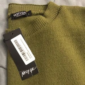 Olive Nasty Gal Sweater